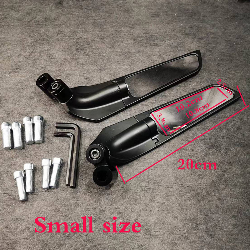 Novi cool modificirani univerzalni rotirajući fiksni retrovizor Wind Wing za Ducati Diavel/Carbon/XDiavel/S Scrambler