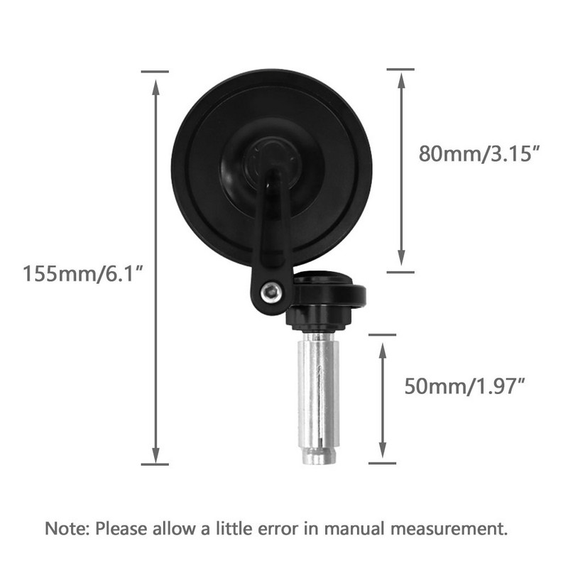 Univerzálne motocyklové zrkadlá, okrúhle skladacie bočné zrkadlo na konci tyče pre Honda, Suzuki, Yamaha, Kawasaki, Victory, biele sklenené príslušenstvo