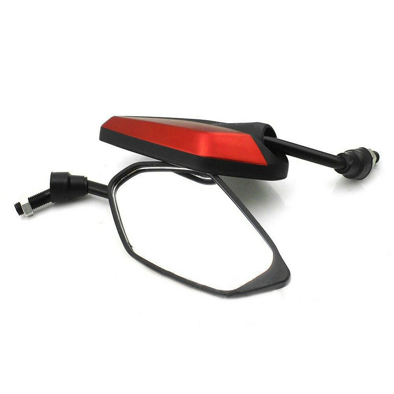 Spätné zrkadlo 1 pár 10 mm spätné zrkadlo na motocykel pre Suzuki H-onda Yamah Kawasaki príslušenstvo pre motocykle 2020