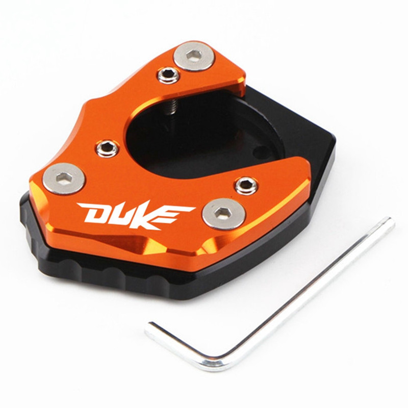 Pre KTM DUKE125 DUKE200 DUKE390 RC390 DUKE 125 200 390 RC 390 CNC stojánok, bočný stojan, podperná doska, zväčšenie