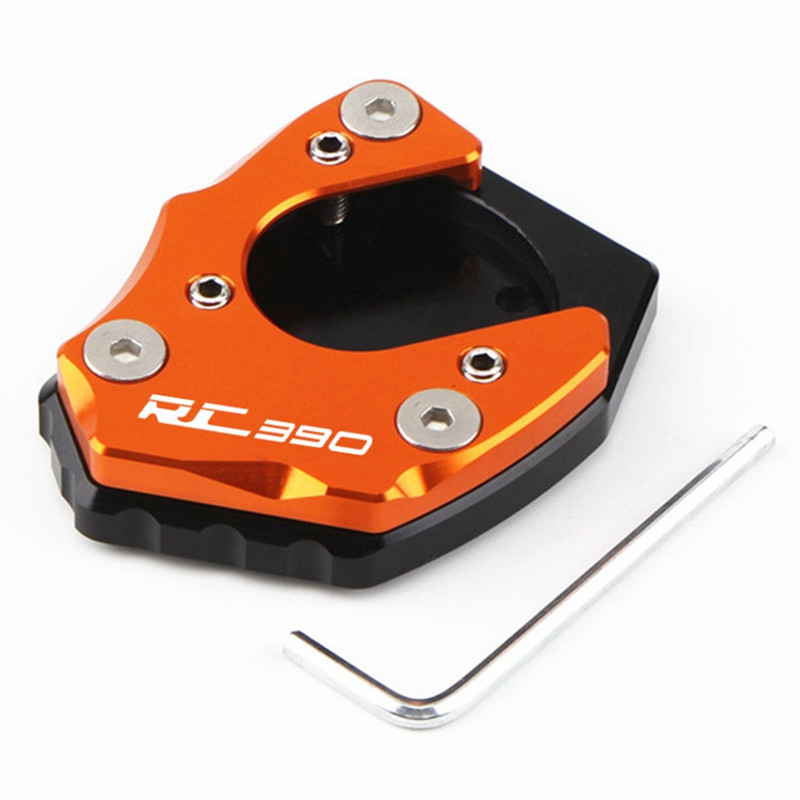 Pre KTM DUKE125 DUKE200 DUKE390 RC390 DUKE 125 200 390 RC 390 CNC stojánok, bočný stojan, podperná doska, zväčšenie