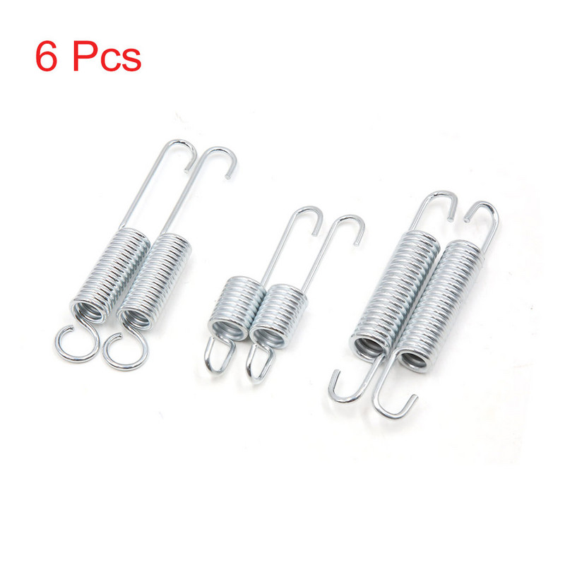 Motoforti 3 v 1 krúžkový kovový bočný stojan na motocykel, pružina stojana striebornej farby, pružina stojana pre motocykel