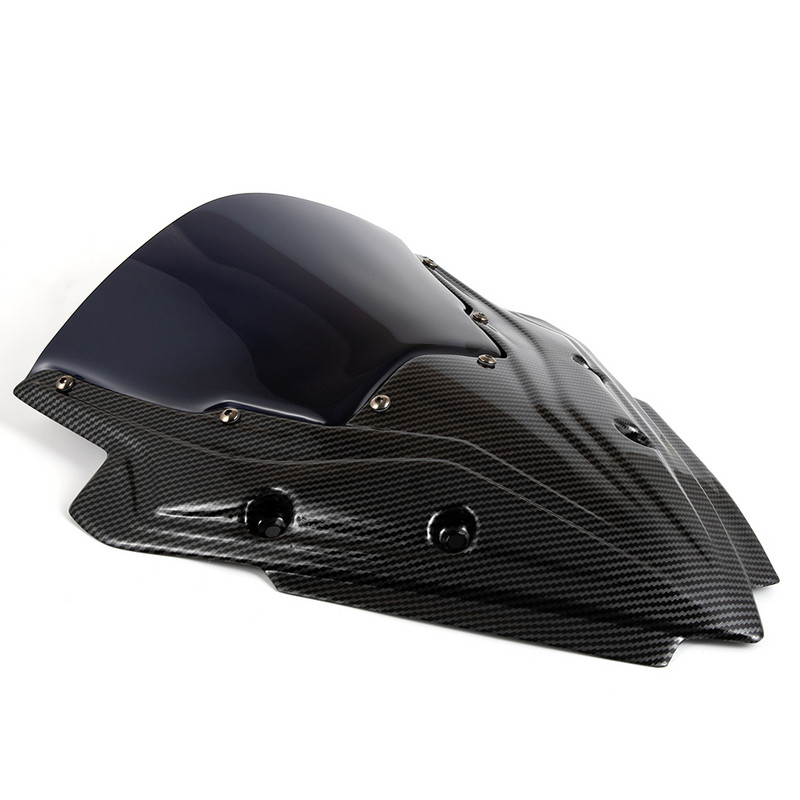 Motocyklové pretekárske športy z uhlíkových vlákien, čelné sklo, deflektor čelného skla, clona pre Kawasaki Ninja650 Ninja 650 2017 2018 2019