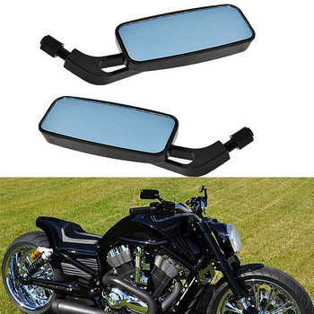 2 бр. Мотоциклетно огледало за обратно виждане за мотоциклет Harley Огледало за обратно виждане Dynorphin Softail Sportster Touring Галванично покритие