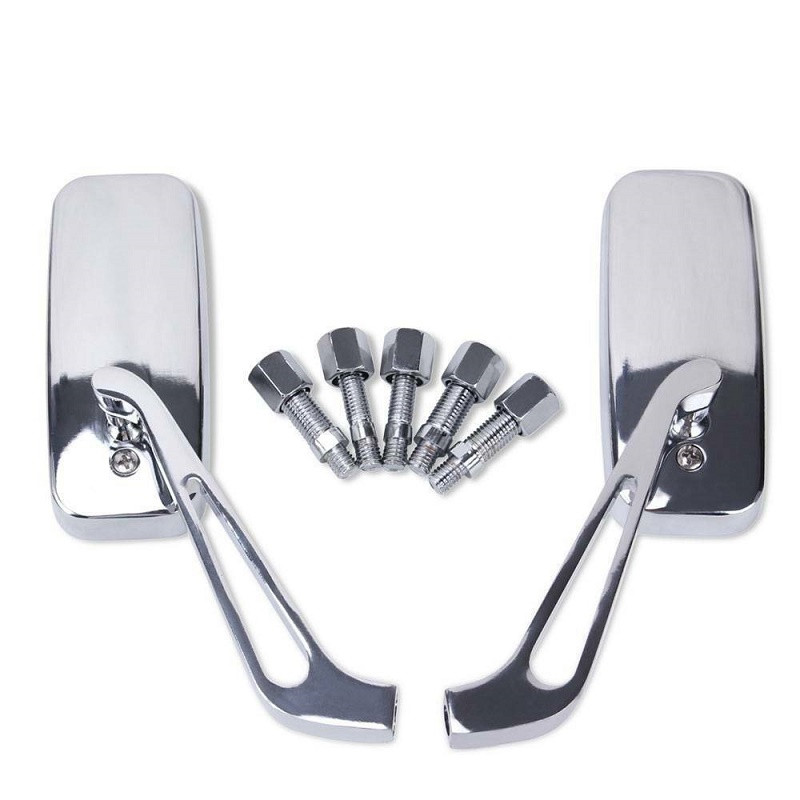 2 ks spätné zrkadlo na motocykel pre spätné zrkadlo na motocykel Harley Dynorphin Softail Sportster Touring galvanické pokovovanie