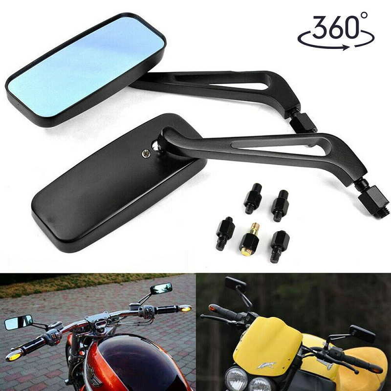 2 ks spätné zrkadlo na motocykel pre spätné zrkadlo na motocykel Harley Dynorphin Softail Sportster Touring galvanické pokovovanie