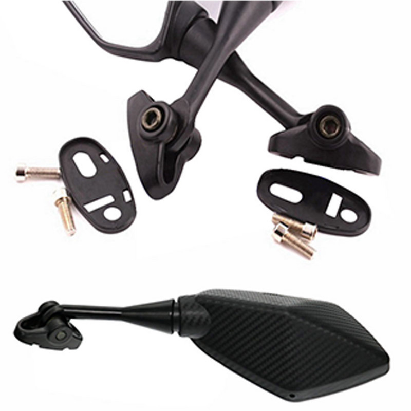 Mootorrataste süsinikpeeglid Racing Sport Bike tahavaatepeegel Honda CBR F4 F4i 1000RR RC51/ RVT1000 DD250E/300/350 HYOSUNG GT jaoks