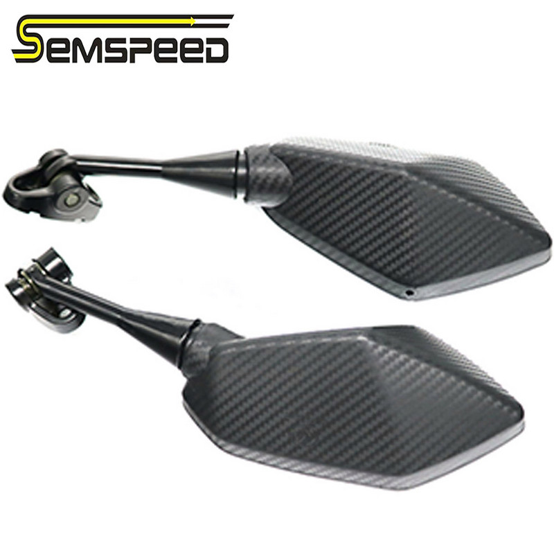 Mootorrataste süsinikpeeglid Racing Sport Bike tahavaatepeegel Honda CBR F4 F4i 1000RR RC51/ RVT1000 DD250E/300/350 HYOSUNG GT jaoks