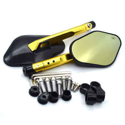 Z900 Z1000 univerzális 8 mm-es 10 mm-es motorkerékpár visszapillantó tükör alumínium ötvözet CNC motorkerékpár visszapillantó tükör Ultra HD visszapillantó tükör