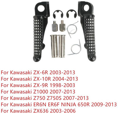 Prednji oslonac za noge motocikla Klinovi za noge za Yamaha Kawasaki Honda dodatke