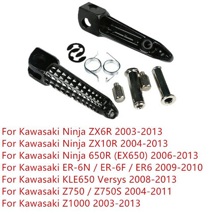 Prednji oslonac za noge motocikla Klinovi za noge za Yamaha Kawasaki Honda dodatke