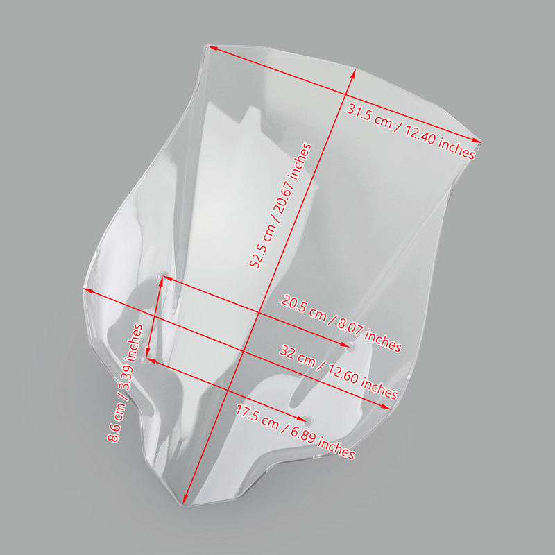 Topteng 1X ABS plastové čelné sklo na motocykel Čelné sklo pre Honda CB500X 2016-2019 Príslušenstvo k motocyklom