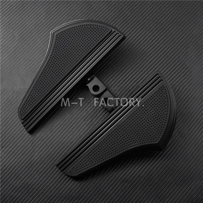 Podlahové dosky pre motocykle Defiance pre spolujazdcov, čierne CNC stupačky s mužskou montážou pre modely Harley Touring Dyna Sportster XL