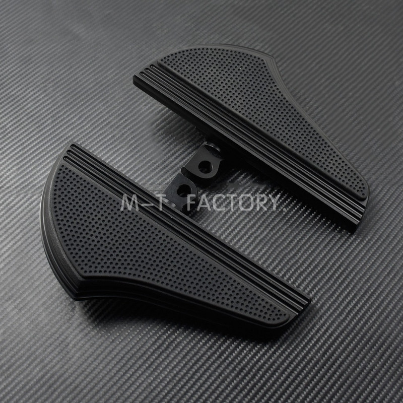 Podlahové dosky pre motocykle Defiance pre spolujazdcov, čierne CNC stupačky s mužskou montážou pre modely Harley Touring Dyna Sportster XL