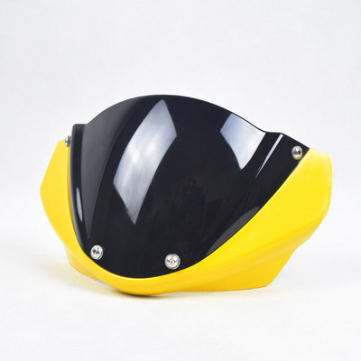 Pliko dviračio dūmų priekinio stiklo deflektorius W / laikiklio tvirtinimo varžtai, skirti DUCATI MONSTER 797 821 1200S 2018-2021