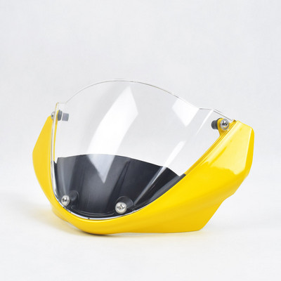 Pliko dviračio dūmų priekinio stiklo deflektorius W / laikiklio tvirtinimo varžtai, skirti DUCATI MONSTER 797 821 1200S 2018-2021