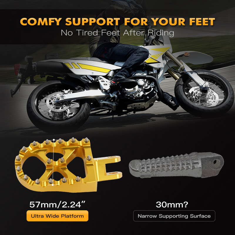 Opierky nôh NICECNC, opierky nôh, stupačky, pedále pre Suzuki DR-Z400S DR-Z400SM DRZ400S DRZ400SM DRZ 400S 400SM 00-22 Motokros