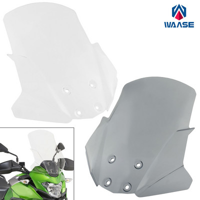 WAASE Parbriz Față Ecran Deflector de vânt pentru KAWASAKI Versys-X KLE 300 ABS Versys X300 KLE300 2017-2021