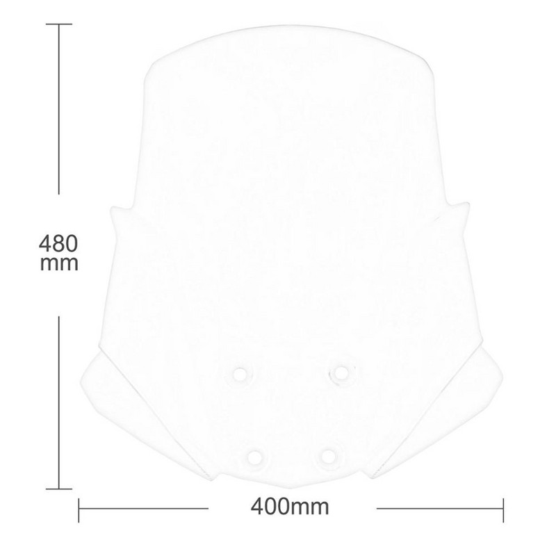 Predný čelný štít WAASE, deflektor vetra pre KAWASAKI Versys-X KLE 300 ABS Versys X300 KLE300 2017-2021