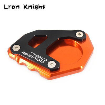 Új a 790 adventure R/S 790 ADV 2019 2020 motorkerékpárhoz, CNC kitámasztó láb oldalsó állvány hosszabbító párna tartólemeze nagyítás