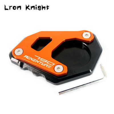 Új a 790 adventure R/S 790 ADV 2019 2020 motorkerékpárhoz, CNC kitámasztó láb oldalsó állvány hosszabbító párna tartólemeze nagyítás