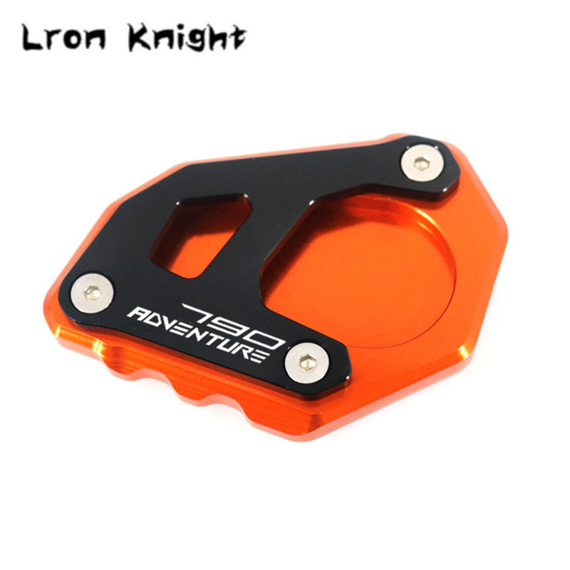 Új a 790 adventure R/S 790 ADV 2019 2020 motorkerékpárhoz, CNC kitámasztó láb oldalsó állvány hosszabbító párna tartólemeze nagyítás