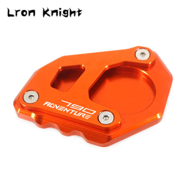 Új a 790 adventure R/S 790 ADV 2019 2020 motorkerékpárhoz, CNC kitámasztó láb oldalsó állvány hosszabbító párna tartólemeze nagyítás