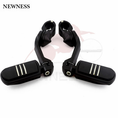 Motorkerékpár 32 mm-es 360°-ban állítható hosszú autópálya lábtartók lábtartó lábtartó Harley Honda Kawasaki Suzuki Road King univerzálishoz