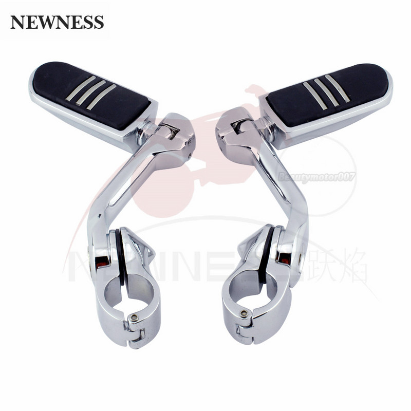 Motorkerékpár 32 mm-es 360°-ban állítható hosszú autópálya lábtartók lábtartó lábtartó Harley Honda Kawasaki Suzuki Road King univerzálishoz