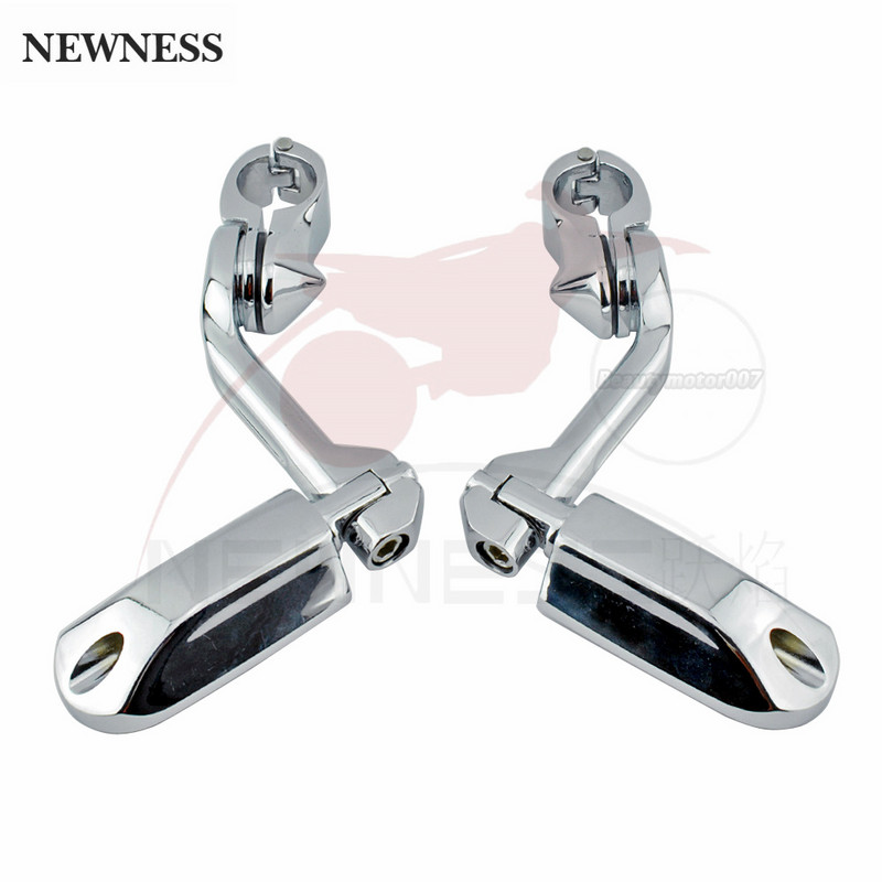 Motorkerékpár 32 mm-es 360°-ban állítható hosszú autópálya lábtartók lábtartó lábtartó Harley Honda Kawasaki Suzuki Road King univerzálishoz