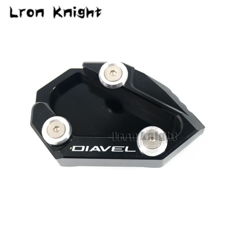 Pre Ducati Diavel Cromo AMG 2011 2012 2013 2014 2015 2016 Motocykel CNC stojana, bočný stojan, podperná doska.