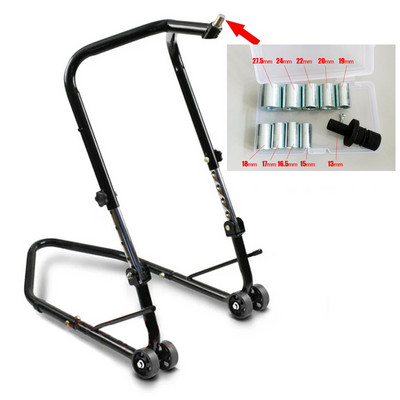 HZYEYO motorkerékpár állványok kerékpárállvány első kerék tartókeret állvány lengőkaros emelő motorkerékpárokhoz boltjavító szerszám, T-003