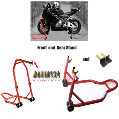 HZYEYO motorkerékpár állványok kerékpárállvány első kerék tartókeret állvány lengőkaros emelő motorkerékpárokhoz boltjavító szerszám, T-003