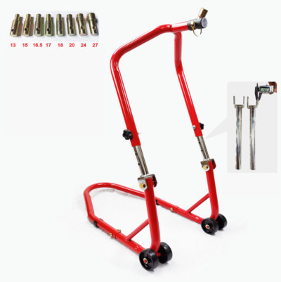 HZYEYO motorkerékpár állványok kerékpárállvány első kerék tartókeret állvány lengőkaros emelő motorkerékpárokhoz boltjavító szerszám, T-003