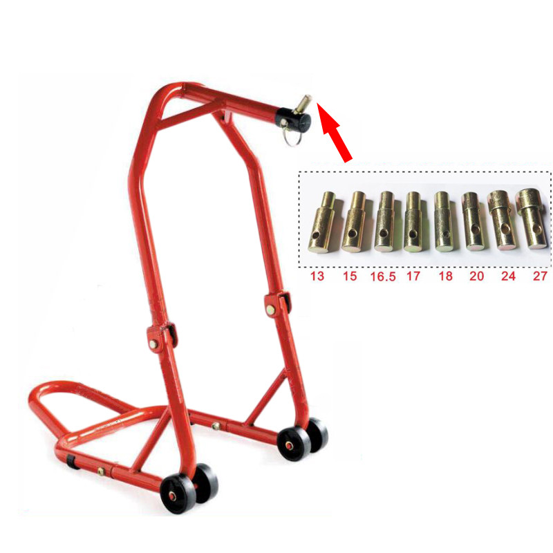 HZYEYO motorkerékpár állványok kerékpárállvány első kerék tartókeret állvány lengőkaros emelő motorkerékpárokhoz boltjavító szerszám, T-003