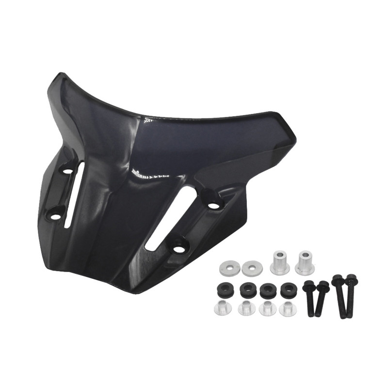 Motocyklové príslušenstvo Bočné čelné sklo Predĺženie čelného skla Spojler Veterný deflektor pre MT09 FZ09 2021-2022