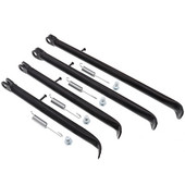 1 ks 300 mm 320 mm 385 mm 420 mm držiak na motocykel, bočné malé rámy na nohy pre Kawasaki Apollo Dirt Pit Bike