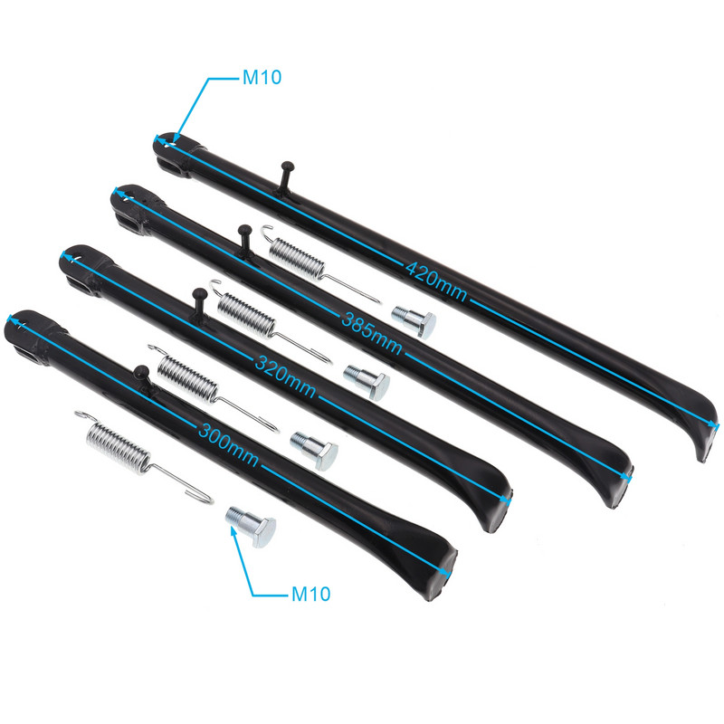 1 ks 300 mm 320 mm 385 mm 420 mm držiak na motocykel, bočné malé rámy na nohy pre Kawasaki Apollo Dirt Pit Bike