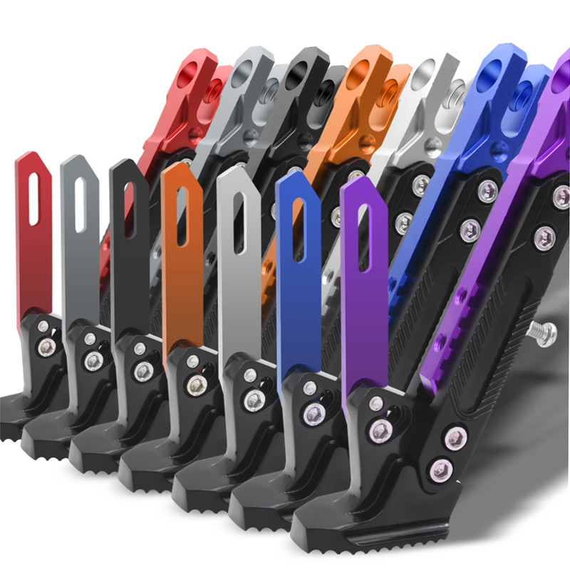 Nastaviteľná kovová CNC konzola na nohy motocykla USER-X, bočná konzola na kopanie, odolná konzola odolná voči korózii, stojan na motocykel