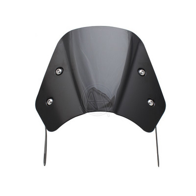 Universalus motociklo ABS priekinis stiklas, vėjo deflektorius, priekinis stiklas, skirtas Harley Honda Yamaha Kawasaki Suzuki 5"-7" priekiniam žibintui