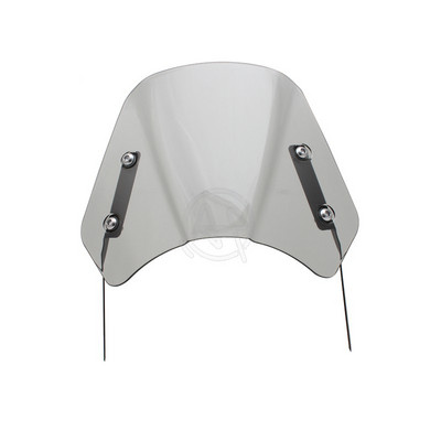 Universalus motociklo ABS priekinis stiklas, vėjo deflektorius, priekinis stiklas, skirtas Harley Honda Yamaha Kawasaki Suzuki 5"-7" priekiniam žibintui