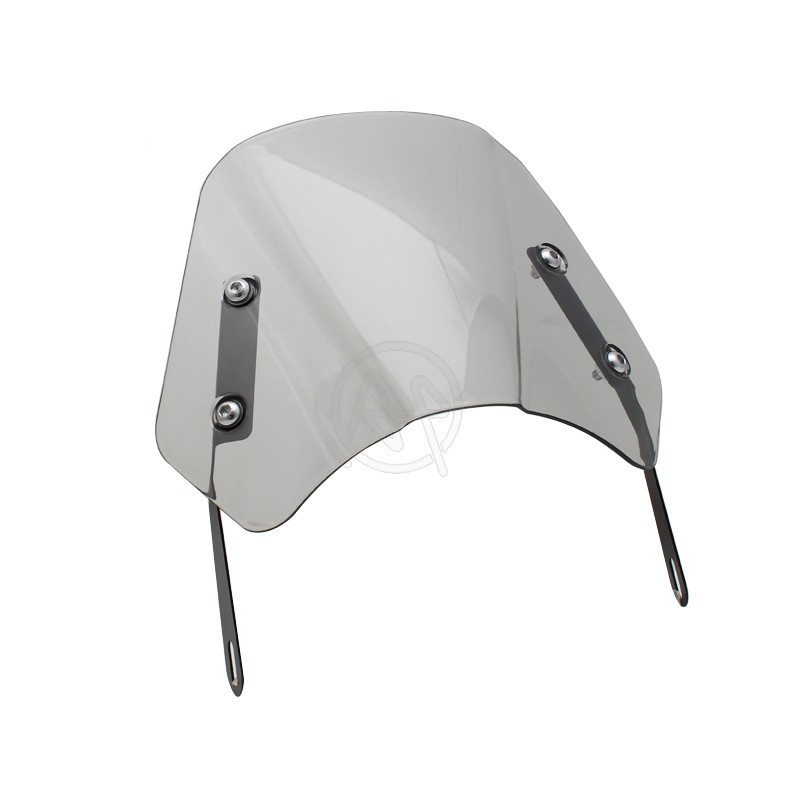 Universalus motociklo ABS priekinis stiklas, vėjo deflektorius, priekinis stiklas, skirtas Harley Honda Yamaha Kawasaki Suzuki 5"-7" priekiniam žibintui