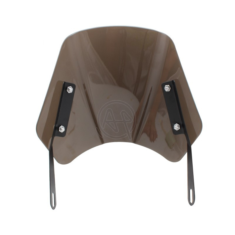 Universalus motociklo ABS priekinis stiklas, vėjo deflektorius, priekinis stiklas, skirtas Harley Honda Yamaha Kawasaki Suzuki 5"-7" priekiniam žibintui