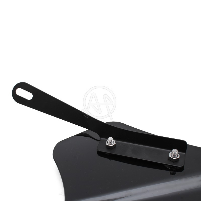 Universalus motociklo ABS priekinis stiklas, vėjo deflektorius, priekinis stiklas, skirtas Harley Honda Yamaha Kawasaki Suzuki 5"-7" priekiniam žibintui