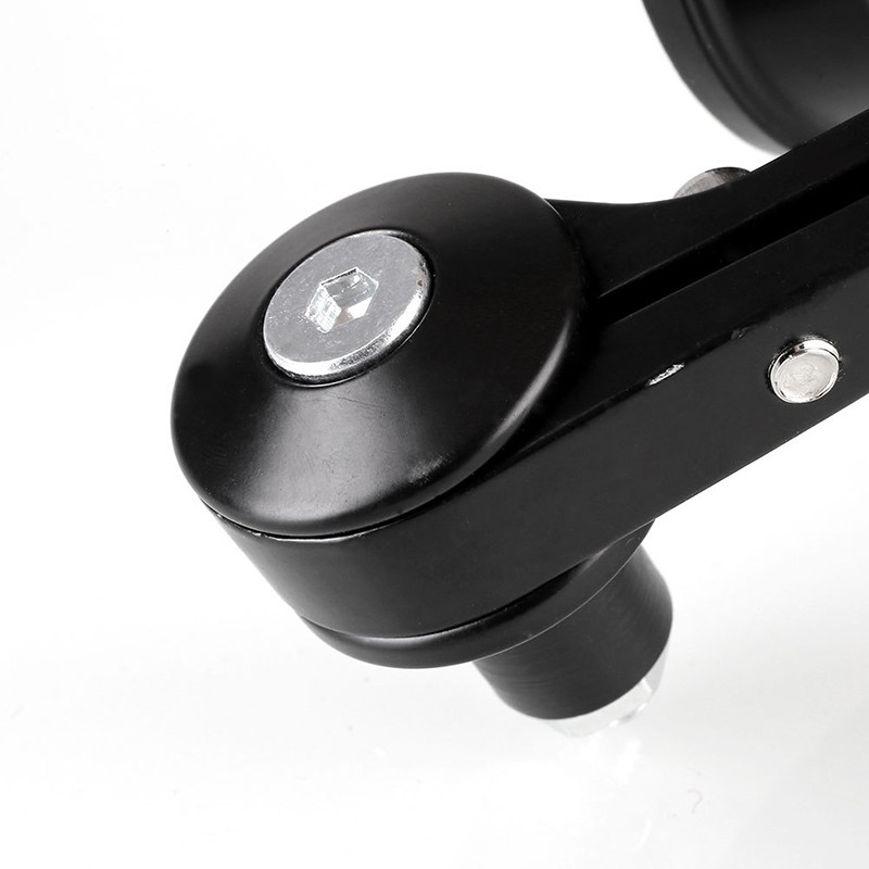 Modifikované spätné zrkadlo na motocykel 7/8 22 mm spätné zrkadlo s asistenčným jazdcom na riadidlách, celé hliníkové zrkadlo s okrúhlou rukoväťou