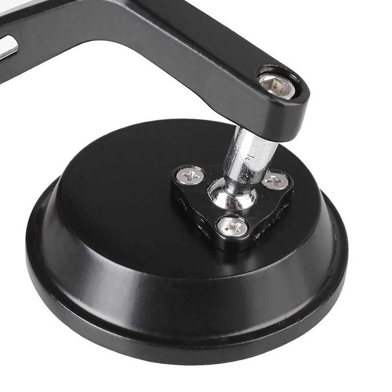 Modifikované spätné zrkadlo na motocykel 7/8 22 mm spätné zrkadlo s asistenčným jazdcom na riadidlách, celé hliníkové zrkadlo s okrúhlou rukoväťou