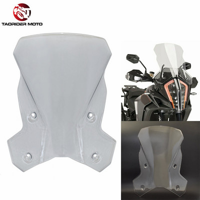 Priekinis stiklas, priekinis stiklas, oro srautas, vėjo deflektorius, skydelio stiklas, skirtas KTM 1290 Super Adventure / R / S 2017 2018 2019 2020