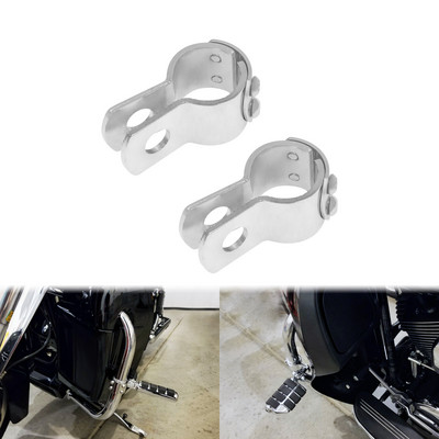 Motorkerékpár 1-1/4" 32 mm-es autópályás motorvédő lábtartó lábtartók rögzítő bilincsek konzol Harley Touring Sportster Dyna-hoz Yamahához