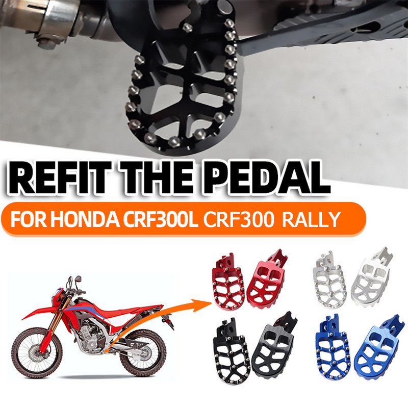 Motorkerékpár első motoros lábtartók Lábtartók Lábtartók Pedál Honda CRF300L CRF 300L CRF300 Rally CRF 300 L 2022 Tartozékok