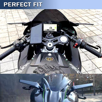 Αξεσουάρ μοτοποδήλατο με τροποποιημένο καθρέφτη μοτοσικλέτας ρυθμιζόμενο περιστρεφόμενο φτερό οπισθοπορείας για YAMAHA YZF R25 R3 R125 R15 FZ6R